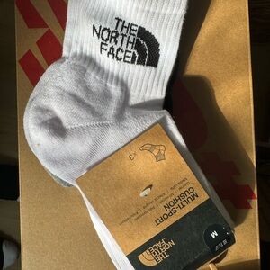 The North Face White Athletic Socks
